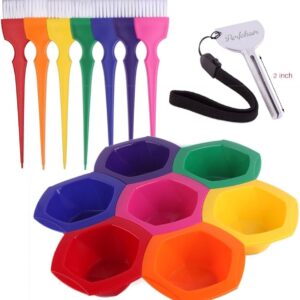 Hair color mixing bowls - 7 pcs / set