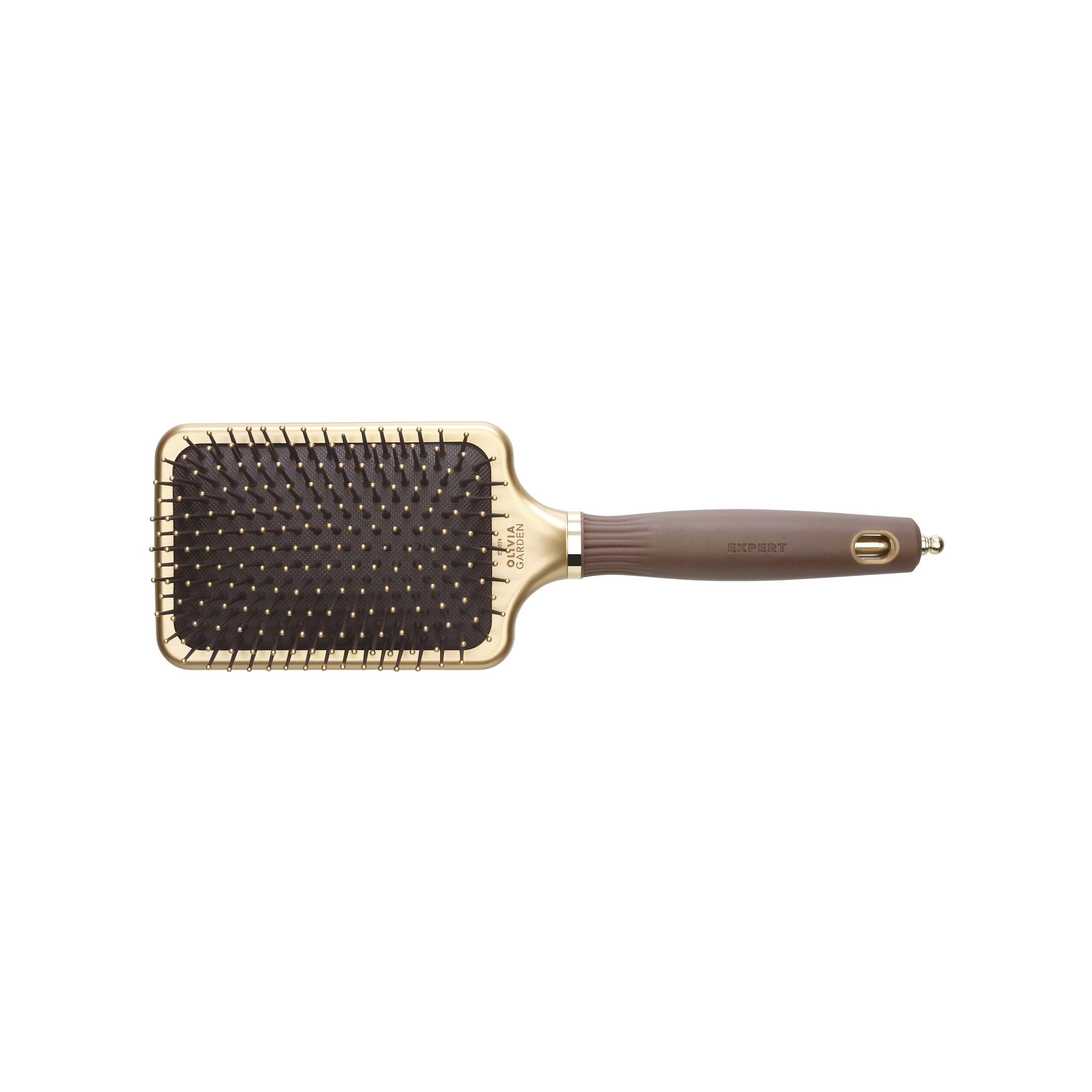 Olivia Garden Expert Style Control - Nylon Bristles Gold & Brown - Image 3