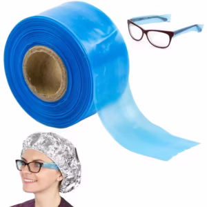200pcs Disposable Glasses Covers, Plastic Eyewear Protectors with Elastic Band