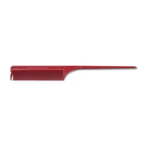 JRL Fine Teeth Tail Comb 8,5" Red